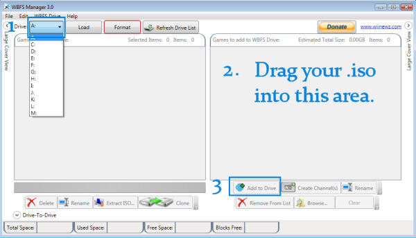 format hard drive for wii usb loader